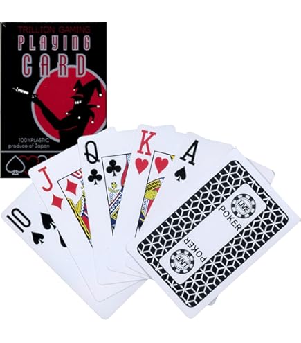 Amazon.co.jp: CLUB WPT ポーカー用プラスチックトランプ 100